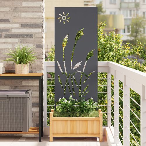 Vidaxl Panneau Décoratif De Jardin Anthracite 32 X 140 Cm