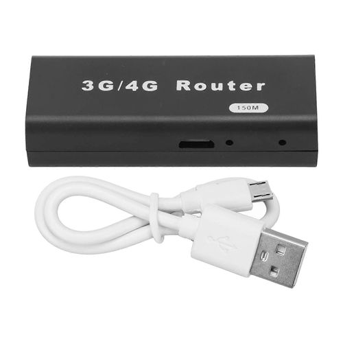 Mini routeur Wi-Fi 3G,adaptateur de carte réseau sans fil,modem USB 3G,point d'accès Wi-Fi USB RJ45 150 Mbps pour iOS et Android
