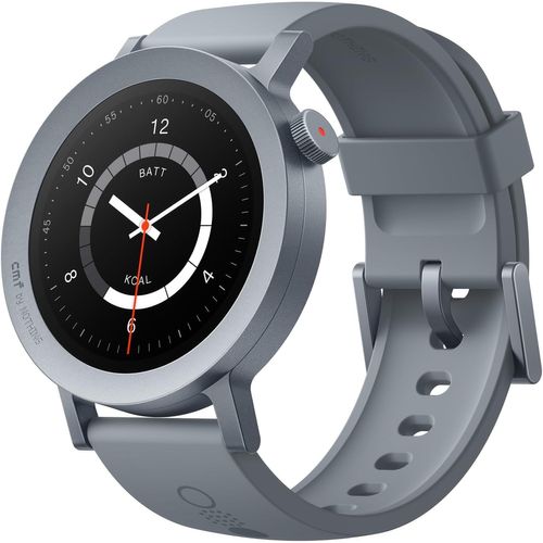Cmf By Nothing Watch Pro 2 Montre Connectée Avec Affichage Amoled De 1,32", Durée De Vie De La Batterie De 11 Jours, Appels Bluetooth Avec Réduction Du Bruit Par Ia, Et Gps Multi Système - Gris Cendré