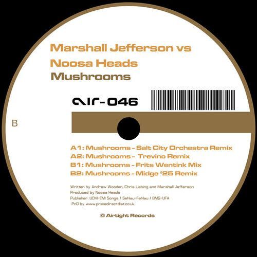 Jefferson,Marshall / Noosa Heads - Mushrooms (2025 Remixes) [12-Inch Single]
