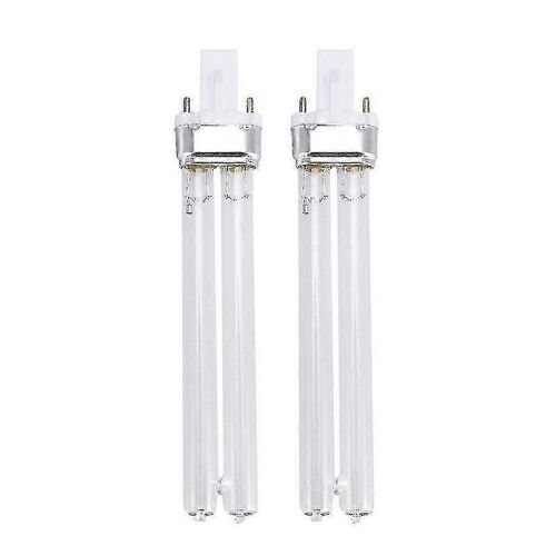 2pcs 11w Ultraviolet Uv Désinfection Lampes Ampoules De Stérilisation Uv Pour Stérilisateur Aquarium (Base De Lampe G23)