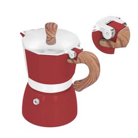 Cafetière Moka Octogonale En Aluminium 150ml Pour Cuisine De Bureau À Domicile