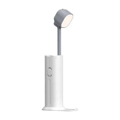 Mini Banque D'alimentation Blanche Avec Apprentissage Et Lecture Led Portable Petite Lampe De Table Adaptée Aux Familles 5000 Mah