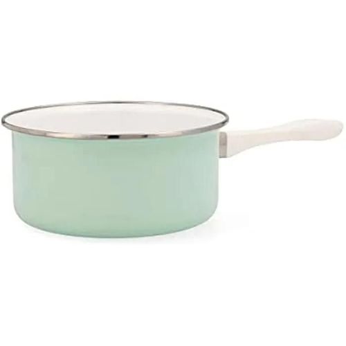 Casserole En Acier Émaillé Quid - 18 Cm - Poignées En Bakélite - Anti-Adhésif
