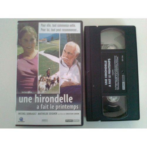 Cassette Video Vhs - Une Hirondelle A Fait Le Printemps - Michel Serrault