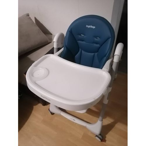 Chaise Haute Peg Perego Bleu Electrique
