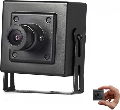 HD 3MP Mini Caméra IP, Caméra de Sécurité Intérieure 75 Degrés Angle Vue P2P Vue à Distance Caméra Vidéo CCTV 20fps H.265 (I706 Noir)