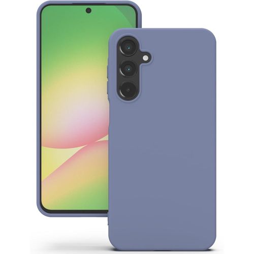 Tianyi-Coque Pour Samsung Galaxy A56, Housse En Silicone Doux Avec Découpes Précises Pour Caméra, Design Ultra Mince, Protection 360° À Bords Surélevés - Gris Lavande