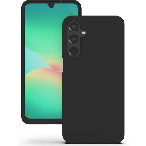 Coque Pour Samsung Galaxy A26, Housse En Silicone Doux Avec Découpes Précises Pour Caméra, Design Ultra Mince, Protection 360° À Bords Surélevés - Noir