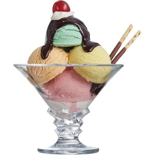 Arcoroc Fb21 Palmier Lot De 6 Coupes À Glace 210 Ml - Ral8101