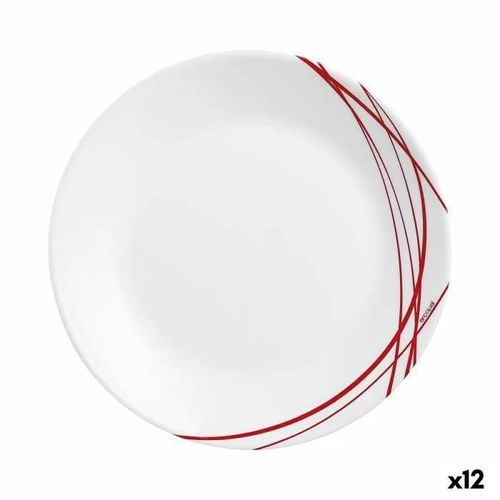 Assiette À Dessert Arcopal Domitille Multicolore Verre (Ø 18 Cm) (12 Unités)