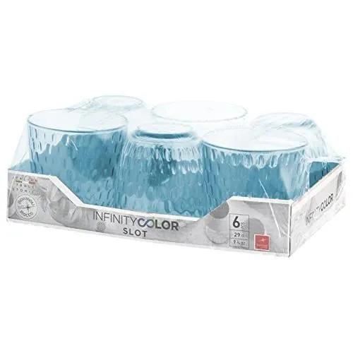 Bormioli Rocco Slot Lot De 6 Verres Bleu - 6502