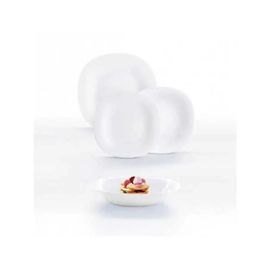 Luminarc - Assietes Luminarc Carine Blanc Verre (18 Pcs)