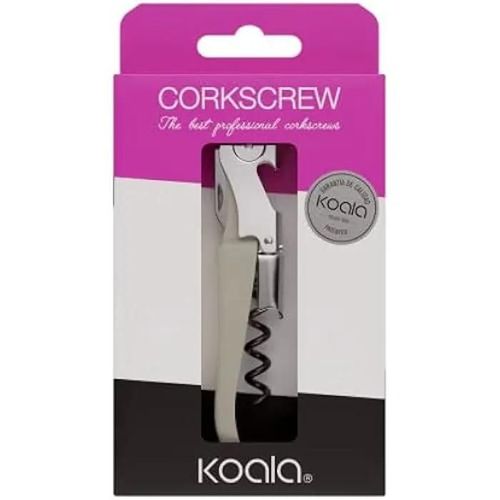 Tire-Bouchon - Koala - Métal - 11,5 X 1,8 X 2,8 Cm - Blanc - Design Contemporain