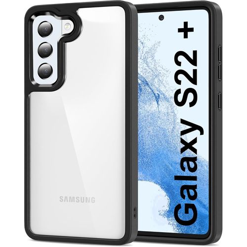 Sjzg-Coque Pour Samsung Galaxy S22+ / S22 Plus 5g 6,6 Pouces, Anti-Jaunissement Étui Téléphone Transparente, Housse De Protection Antichoc - Noir