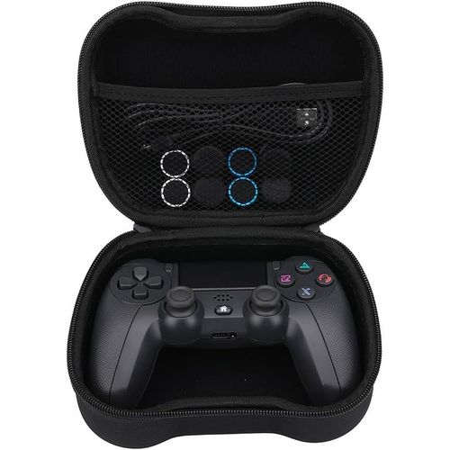 Controller Pack For Ps4 / Ps3 / Pc / Wireless Mobile - Wireless Controller, 2-Shock, 6-Axis, Touchpad, Headphone Input, Charging Cable, 8 X Joystick Grips, Controller Cover - Black