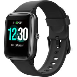 Montre Intelligente, Bracelet Intelligent avec écran Tactile Complet IP68, Montre de Fitness étanche avec Moniteur de fréquence Cardiaque, contrôle de la Musique, Moniteur de Sommeil