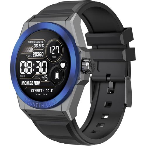 Montre Connectée Homme, 1.32"" HD Smartwatch Motre Sport avec 24 Modes Sportifs, Podometre Cardiofrequencemetre Sommeil, Etanche IP68, Montres Intelligente Ronde pour Android iOS, Bleu