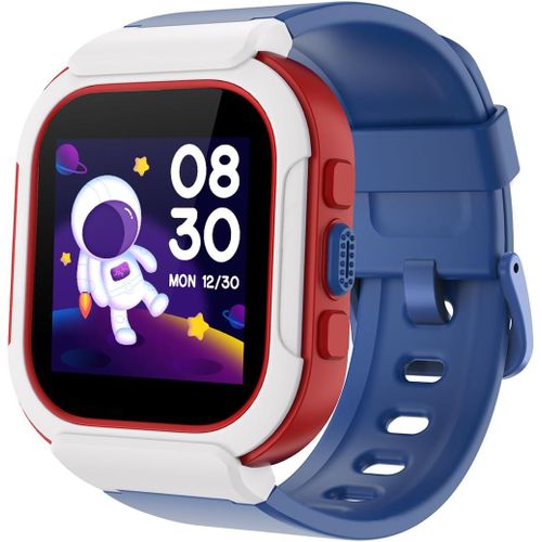Montre Connectée Enfant Garçon Smartwatch Enfant Avec Jeux Spo2 Cardio Sommeil Minuteur Calculatrice Réveil Podometre Marche Non Connecté Waterproof Tracker D'Activité Sans Telephone Bleu