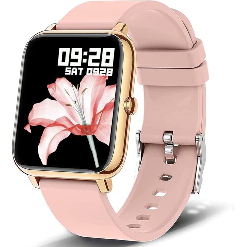 Montre Connectée Hommes Femmes Enfant Montre Sport Podometre Moniteur de Sommeil/Fréquence Cardiaque Tension artérielle SpO2 Smartwatch Montre Intelligente Bracelet Connecté pour Android iOS