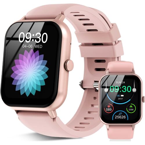 Montre Connectée Homme Femme, 1.83"" Hd Smartwatch Avec Appel Bluetooth Sportifs, Moniteur De Sommeil Tension Artérielle Spo2, Podomètre Etanche Ip67 Montre Intelligente Pour Androi[MON8300154]