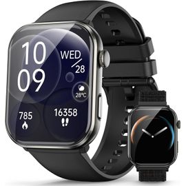 Smartwatch Hommes Femmes, Écran Amoled Toujours Allumé, Montre Fitness Avec Fonction Téléphone, Passer/Recevoir Des Appels, 100+Modes Sport, Fréquence Cardiaque, Moniteur De Sommeil[Z288]