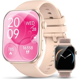 Smartwatch Femmes Hommes, Écran Amoled Toujours Allumé, Montre Fitness Avec Fonction Téléphone, Passer/Recevoir Des Appels, 100+Modes Sport, Fréquence Cardiaque, Moniteur De Sommeil[Z290]