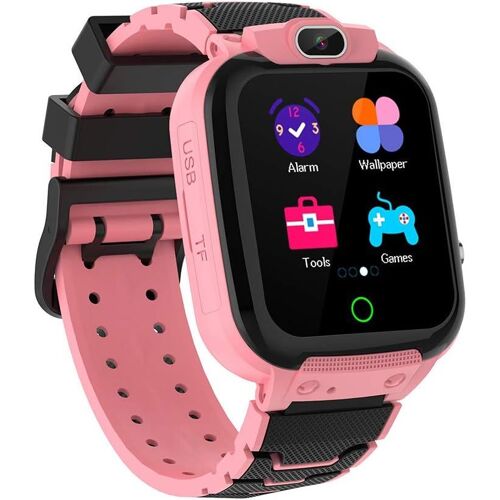 Montre Connectée Enfant Avec 16 Jeux, Caméra Hd, Vidéo, Musique, Alarme Smartwatch, Montre Intelligente Enfant Cadeaux Pour Filles Et Garçons 4-12 Ans[X164]