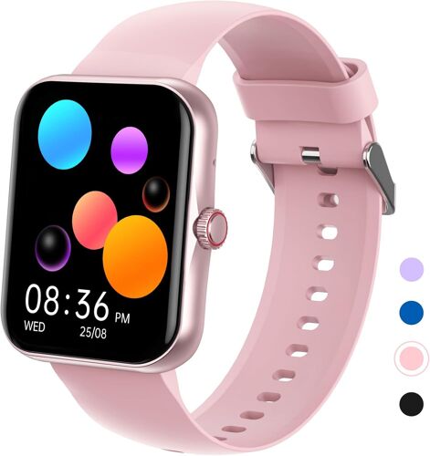 Fitness Tracker Montre pour Enfants, Montre Intelligente Sport pour Enfants avec Assistant Vocal d'appels Bluetooth, 100 Modes de Sport, Moniteur de Sommeil, Podomètre pour iOS Android