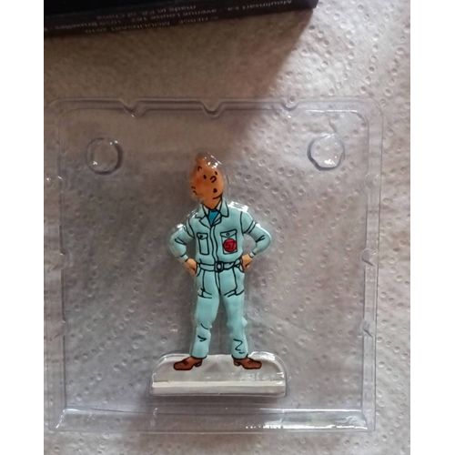 Figurine En Métal Tintin Objectif Lune