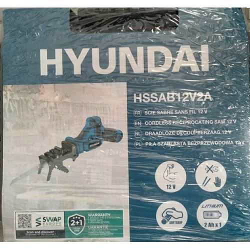 Scie sabre sans fil Hyundai en coffret