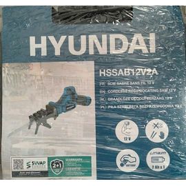 Scie sabre sans fil Hyundai en coffret