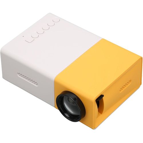 CHECARZHN--NO1-Mini Projecteur Vidéoprojecteur Portable, Projecteur De Cinéma Maison Multimédia, Projecteur De Téléphone Hifi Smart Hd 1080P, Pour Carte Mémoire D'Interface Multimédia Usb Hd