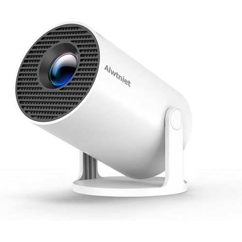 ChenQuanSarl-M À Niveau 2025 Mini Projecteur Avec Android 11, Mini Videoprojecteur Hy300 200Ans1 8000Lumens, Videoprojecteur 4K Wifi 6 Bluetooth 5.0, Retroprojecteur De Cinéma 180° Peut Pivoter Pour