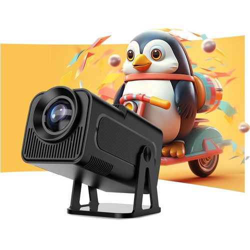 ChenQuanSarl-Android 13 Vidéoprojecteur Portable 2025, Rétroprojecteur Mini Projecteur 4K Intelligent 320 Ansi Avec Wifi Et Bluetooth, Assistant Vocal Chatgpt Video Projecteur Portable Home Cinéma