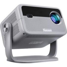 WCHI-[App Intégrée] Vidéoprojecteur 2025 Rétroprojecteur Portable Mini Projecteur Dual Contrôle Avec Souris Android Tv Wifi 6 Bt5.2 180° Rotation Hdmi/Tv Stick/Usb/Ps233,Avec Hdmi Et Souris