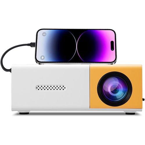 Mini Projecteur,Projecteur Portable 1080P Avec Focus Sur La Correction De La Luminosité Auto Focus,Projection Portable.
