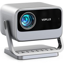 WCHI-[App Intégrée] Vidéoprojecteur 2025 Rétroprojecteur Portable Mini Projecteur Dual Contrôle Avec Souris Android Tv Wifi 6 Bt5.2 180° Rotation Hdmi/Tv Stick/Usb/Ps37,Avec Hdmi Et Souris