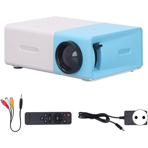 ChenQuanSarl-Mini Projecteur, Projecteur De Film Extérieur 1080P Hd Haut-Parleur Intégré, Projecteur Portable D'Imagerie Par Réflexion Diffuse De Taille Mini Pour Jeu Vidéo 100¿240V