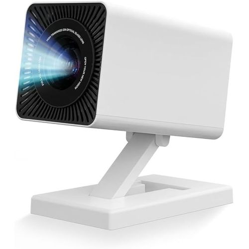 WCHI-[App Intégrée] Vidéoprojecteur 2025 Rétroprojecteur Portable Mini Projecteur Dual Contrôle Avec Souris Android Tv Wifi 6 Bt5.2 180° Rotation Hdmi/Tv Stick/Usb/Ps212,Avec Hdmi Et Souris