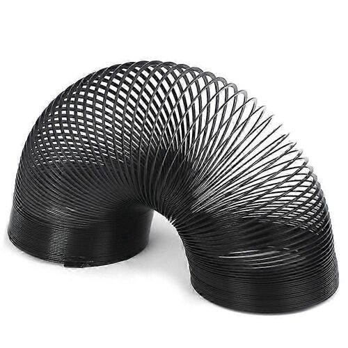 Métal Printemps Marche Printemps Jouet En Vrac Métal Bobine Ressort Jouets Pour Soulagement du Stress Petite Faveur,Noir