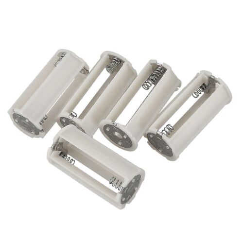 Support Cylindrique En Plastique Pour 3 Piles Aa De 1,5 V,Connexion Série,5 Pièces