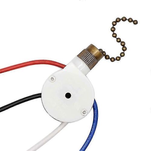 1PCS Ventilateur de plafond Lumières Interrupteur ZingEar ZE-208S E89885 3 vitesses 4 fil ventilateur interrupteur chaîne de traction,Fan Lig