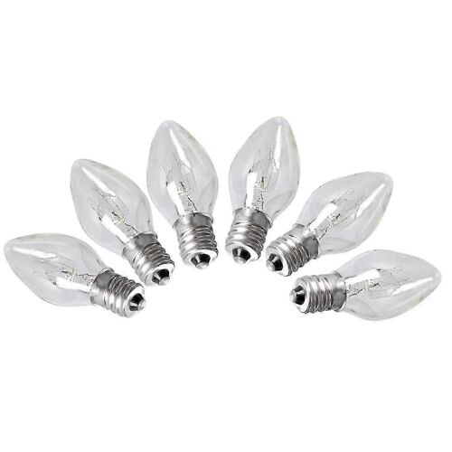 Pack De 6 Ampoules De Lampe Au Sel De L'himalaya E12,15 Watts Pour L'éclairage De La Chambre À Coucher 220-240v