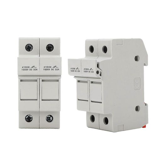 Porte-fusible Midget 2 pôles 32A 1000VDC pour protection contre les courts-circuits du système PV
