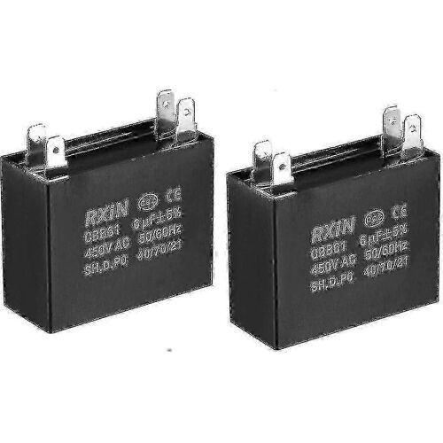 CBB61 6uF 450V Condensateur en polypropylène pour ventilateur plafond