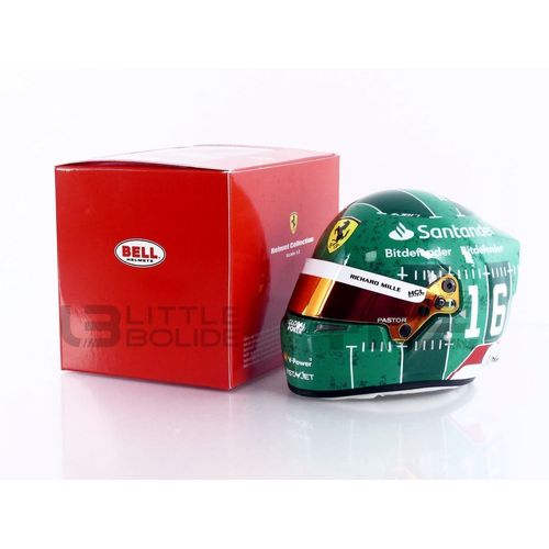 Mini Helmet 1/2 - Casque Charles Leclerc - Ferrari Austin Gp 2023 4100433-Mini Helmet