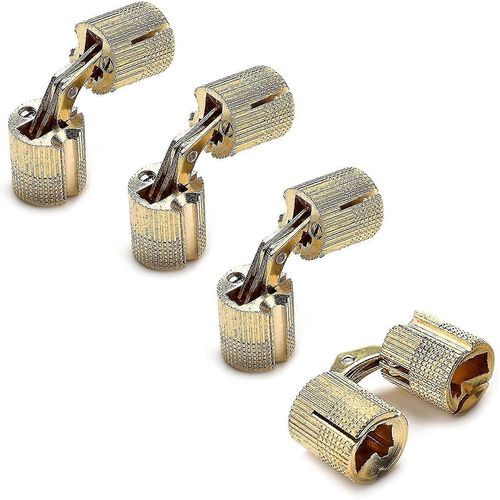Charnière de boîte 4pcs,cylindre,charnière dissimulée en laiton Charnière de barillet invisible (taille : 10mm)