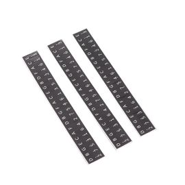 Clés Autocollants 17 Touches Kalimba Personnel Étiquettes Pouce Piano Bouton Note De Musique Décoration Set