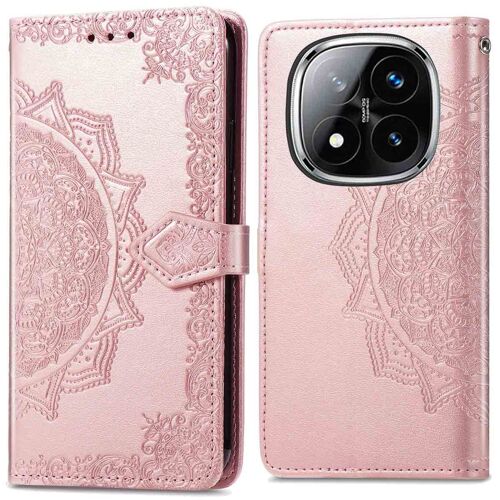 imoshion Etui de télephone Mandala Xiaomi Redmi Note 14 Pro Plus (5G) Rose Doré
